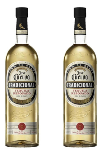Pack De 2 Tequila Jose Cuervo Tradicional Reposado 950 Ml