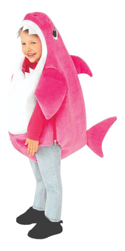 Disfraces De Halloween De Tiburón Familiar Rosa 100cm 