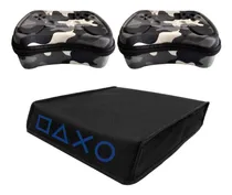 Comprar Kit Capa Protetora Ps4 Pro + 2 Cases Controle Eva Rígidos