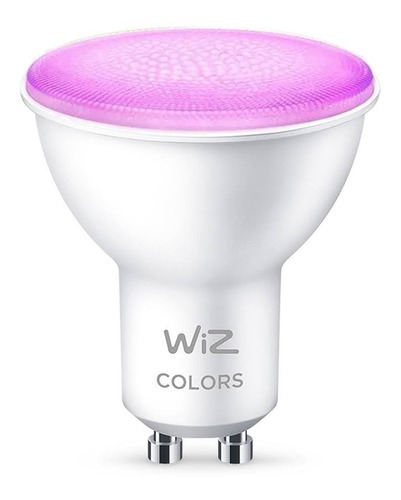 Imagen 1 de 10 de Foco Inteligente Led Wifi Wiz Color 4.9w Gu10
