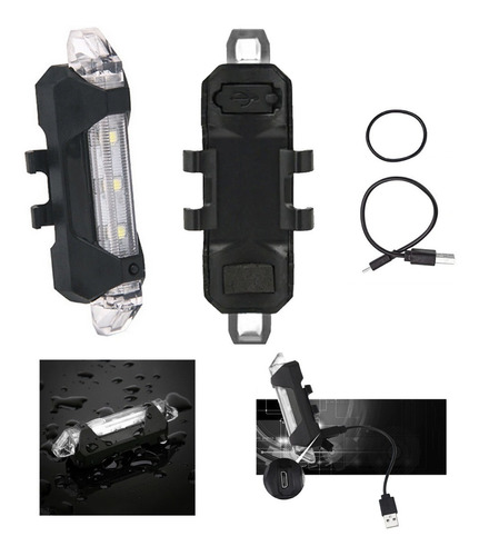 Luz Rapid X Bicicleta Led Usb Recargables Blanco/forcecl