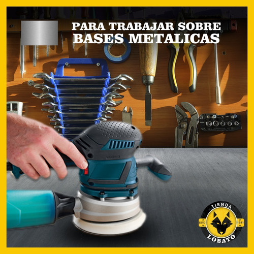 Imagen 9 de 10 de Makita P-37817 Disco De Lija Velcro 6 P/madera G 320 10 Pzas