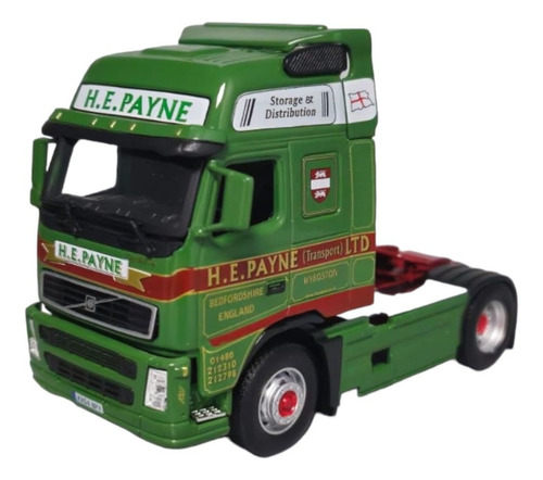 Camion Volvo Tracto Fh Cararama Escala 1:50 Verde Color Verde Oscuro