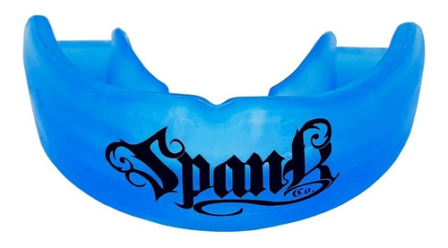 Imagem 2 de 5 de Protetor Bucal Spank Azul Fluor