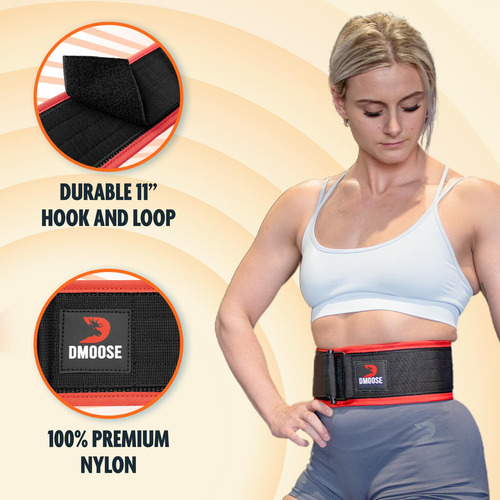 Cinturon Para Gimnasio Talla Xxl Gris Con Cierre De Bloqueo