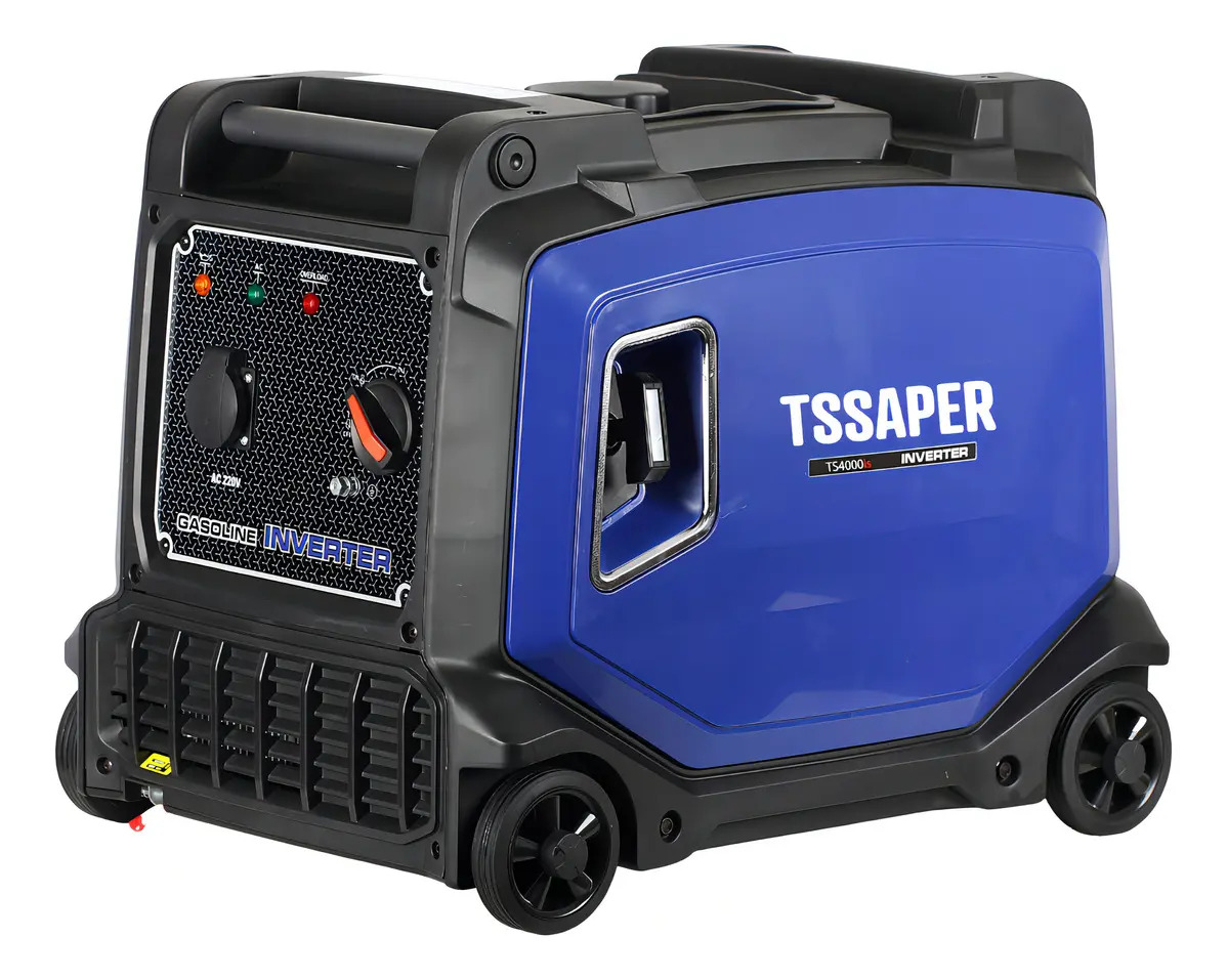 Gerador De Energia a gasolina Inverter Silencioso 4 tempos potencia de 4,1kva 223cc voltagem 220v Ts4000is Tssaper