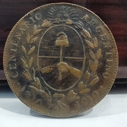 Antigua Medalla Conmemorativa Centenario 1810 - 1910 #3