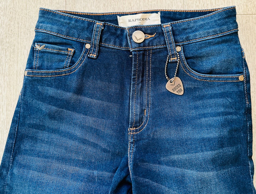 Jean Rapsodia Rocks You Skinny Azul Rapsodia Denim (Usado)