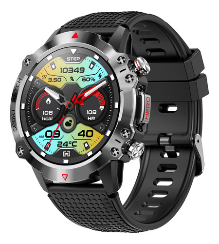 Military Smart Watch For Men Make Calls 1.39 Hd Big Screen