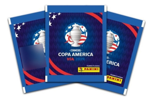 Album + Figuritas Copa America Usa2024 X 5 Sobres Panini