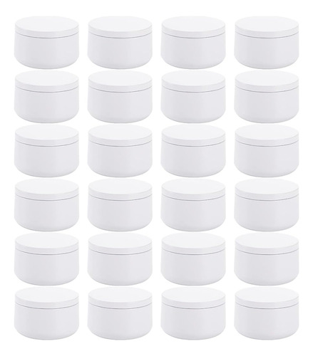 Zenfun Latas De Velas De 24 Piezas Con Tapa, Frascos De Vela