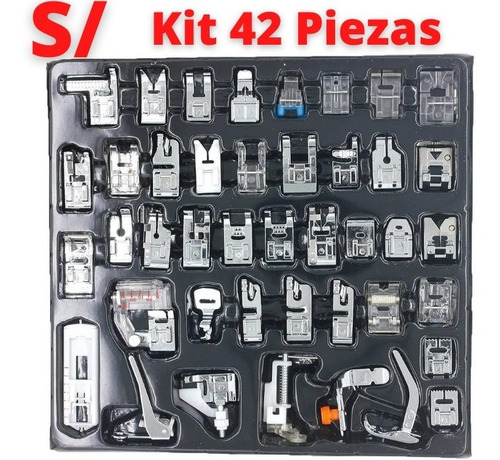 Imagen 7 de 7 de Prensatelas Para Maquinas De Coser Caseras Kit 42 Pies