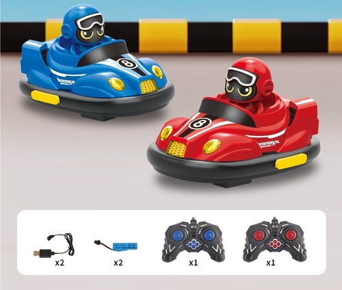 Carros Control Remoto Coche Kart De Doble Batalla Regalos Rc