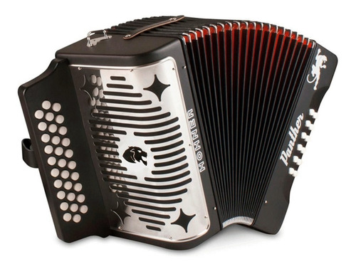 Hohner Panther 2 Acordeon Diatonico Gcf 31 Notas 12 Bajos