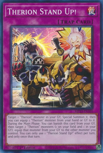 Therion Stand Up! (mp23-en101) Yu-gi-oh!