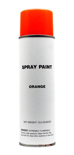 Pintura En Spray Color Naranja Envase Grande 390 M L