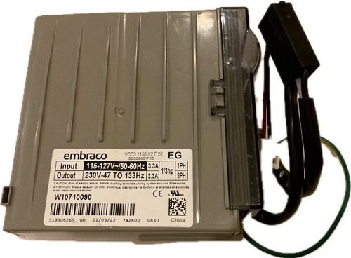 Tarjeta Inverter Para Refrigerador 3.3-3.3 # W10710090