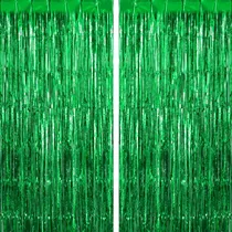 Comprar Cortinas De Flecos Verdes, Paquete De 2 Cortinas De Flecos D