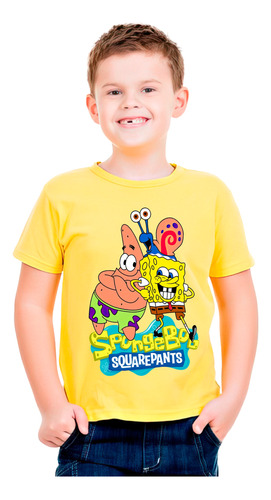 Camiseta Remera Bob Esponja En Diferentes Diseños Y Colores