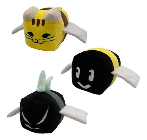 3pcs Bee Swarm Simulator Peluche Muñeca Niños Navidad Regalo