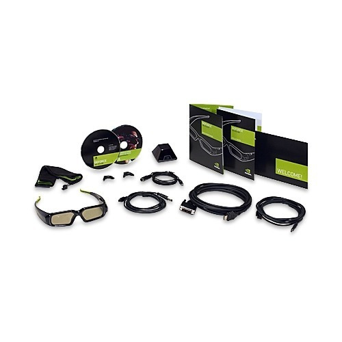 Kit Oculos Nvidia 3d Vision Stereoscopico Com Receptor Novo!