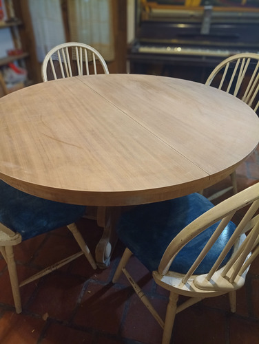 Mesa Extensible De Madera Con Trampa Marrón Claro Marrón Claro (Usado)