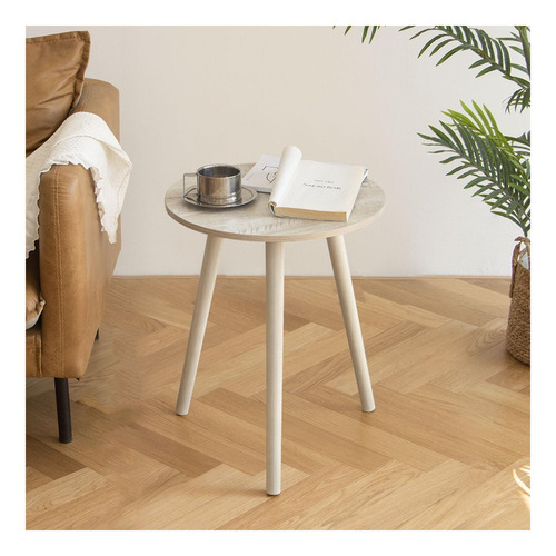 Mesa Lateral Redonda De Awasen, Mesa De Altura Pequeña Para