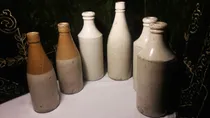 Comprar Antiguos Porrones De Cerveza En Gres, Sanos, Sellados.