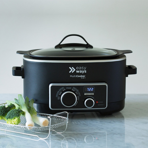 Imagen 5 de 5 de Olla De Cocción Lenta Multicooker 5 En 1 5.5 L Easyways