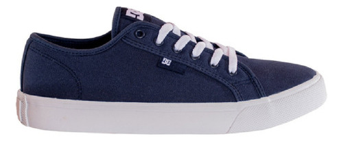 Zapatillas DC Shoes Manual S M BKW color azul marino/blanco - adulto 10 US