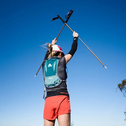 Chaleco Hidratacion Mochila Running Trekking Aonijie 5 Lts Color Verde Agua