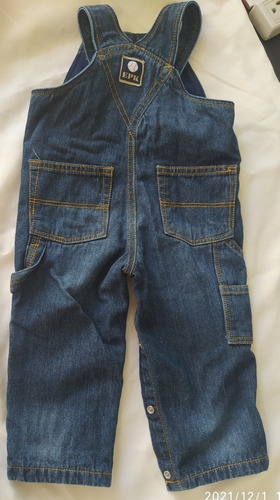 Imagen 2 de 2 de Braga Bebé Jeans Epk Original Talla 12 Meses
