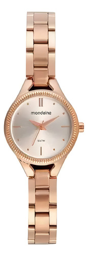 Relógio Mondaine Feminino Rosê Minimalista Fashion 32530LPMVRE3