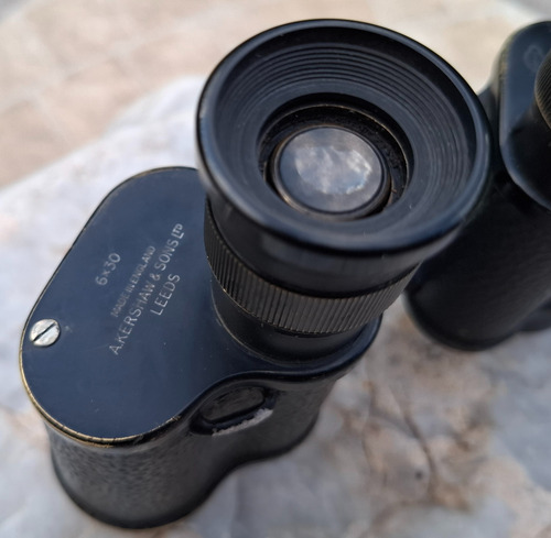 Binocular Militar 6x30 Optal Ejército Guerra De Malvinas Negro (Usado)
