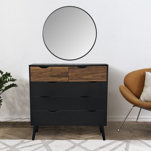 Mobi Bufetera De Madera Modelo Grijalva Con Cajones