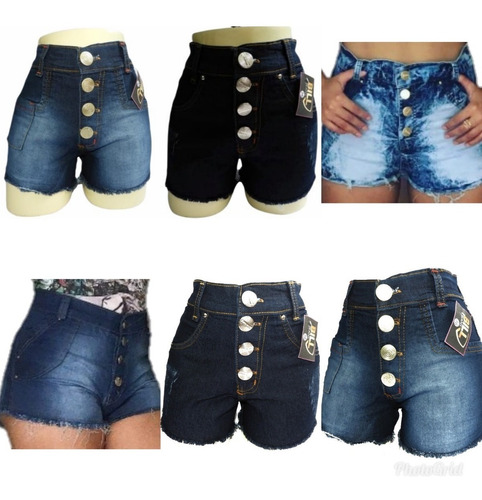 shorts jeans feminino atacado