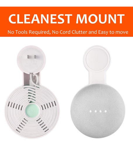 Soporte De Pared Para Google Nest Mini Y Google Home Mini