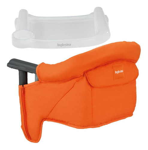 Silla Mesa Con Bandeja Para Comer Inglesina Fast, Anaranjado