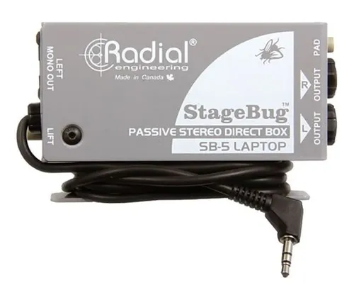 Radial Stagebug Sb-5/caja Directa Pasiva Estereo Pc/mobiles