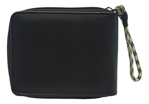 Billetera Everlast Con Cierre - Para Tarjeteros Y Billetes Eve 27808.1 Negro Liso