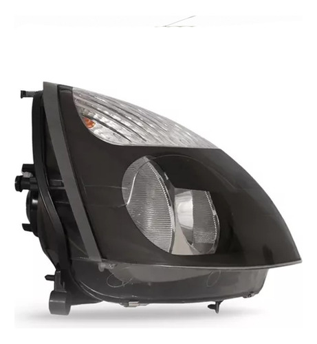 Farol Mascara Negra Clio Hatch Sedan 2003 2004 05 2006 2007