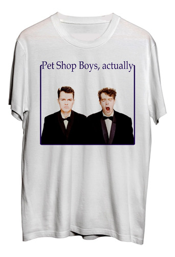 Pet Shop Boys . Actually . Pop .  Polera . Mucky