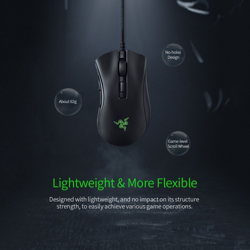 Imagem 4 de 9 de Rato Para Jogo Razer Deathadder V2 Mini Preto