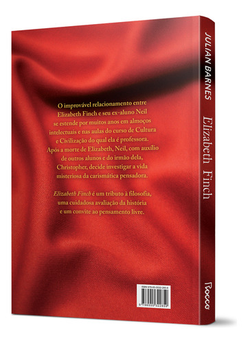 Elizabeth Finch, De Julian Barnes. Editora Rocco, Capa Mole, Edição 1 Em Português, 2022
