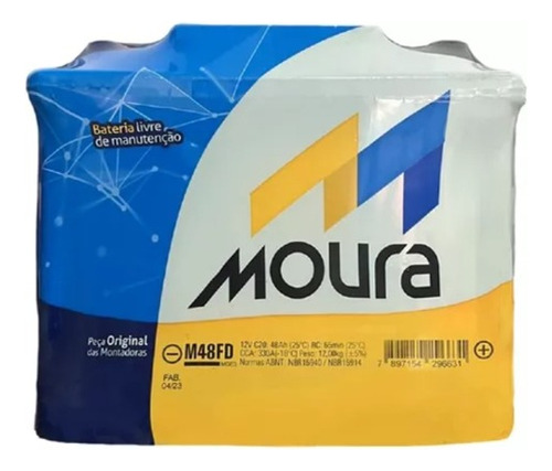 Bateria Moura Automotiva M48fd Direito
