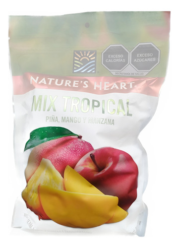 Mezcla D Frutos Secos Nature's Heart Manzana Piña Mango 590g