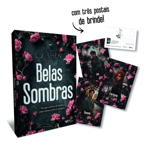 Livro Belas Sombras de L J Shen 1 Edição Capa Mole em Portugués 2024 Editora Faro
