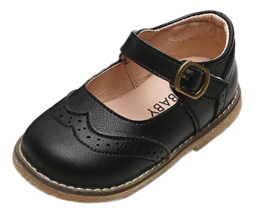 Sandalias Vintage De Cuero Suave Para Niños 0077