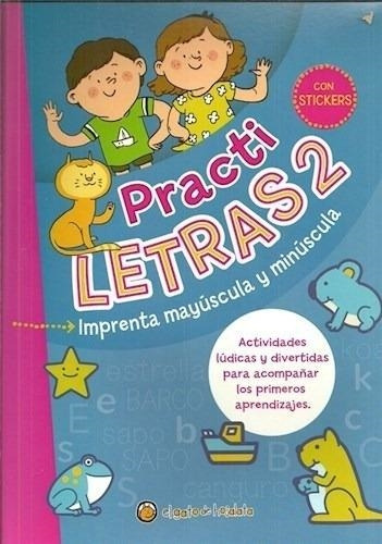 Libro Practi Letras 2  Imprenta Mayuscula Y Minusculo