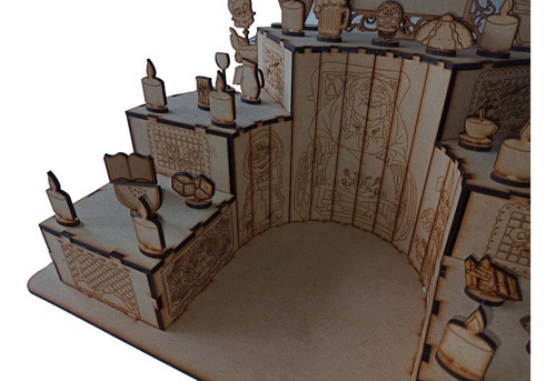 Rompecabezas 3d Madera Altar Ofrenda De Muertos Coco